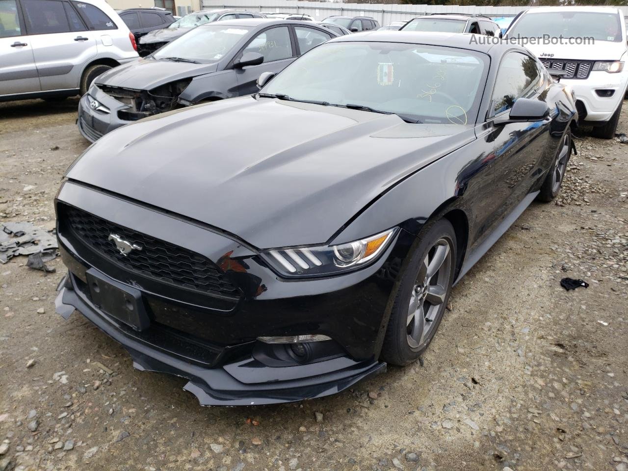 2015 Ford Mustang  Black vin: 1FA6P8AM4F5405009