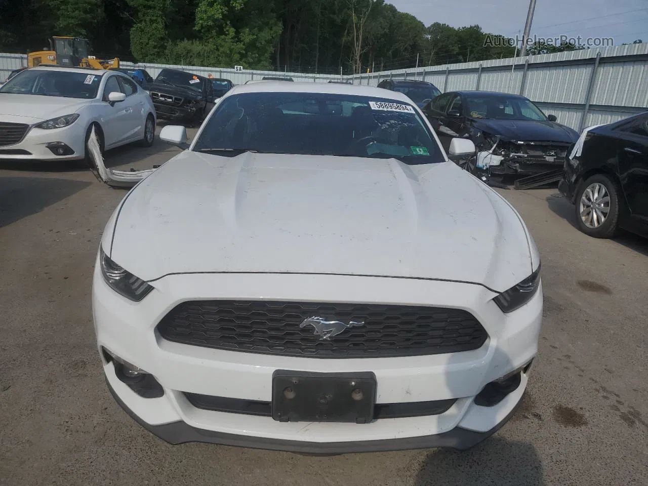 2016 Ford Mustang  White vin: 1FA6P8AM4G5209914