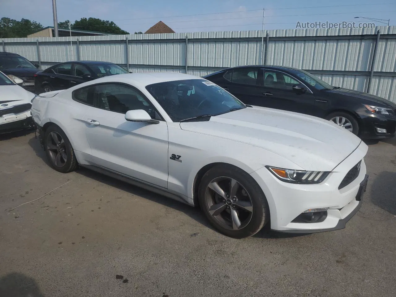 2016 Ford Mustang  White vin: 1FA6P8AM4G5209914