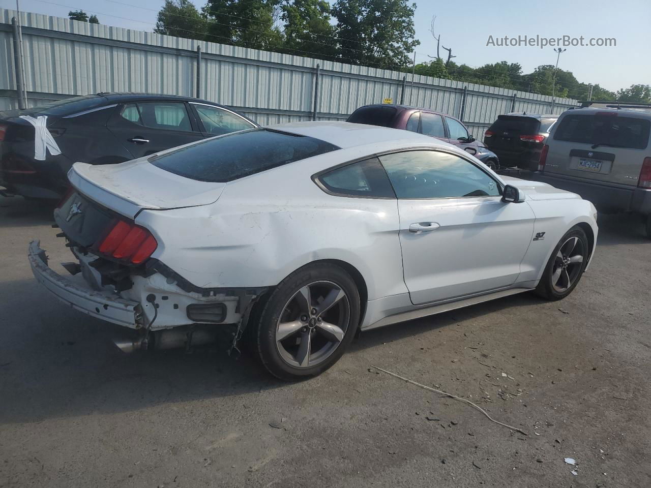 2016 Ford Mustang  White vin: 1FA6P8AM4G5209914