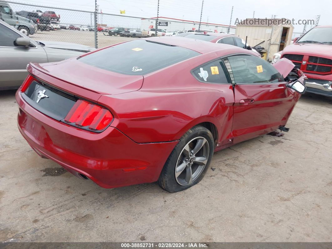 2016 Ford Mustang V6 Red vin: 1FA6P8AM4G5252701