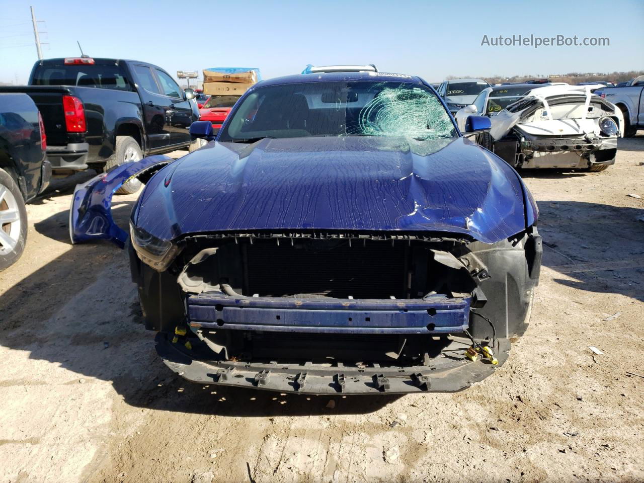 2016 Ford Mustang  Blue vin: 1FA6P8AM4G5273161