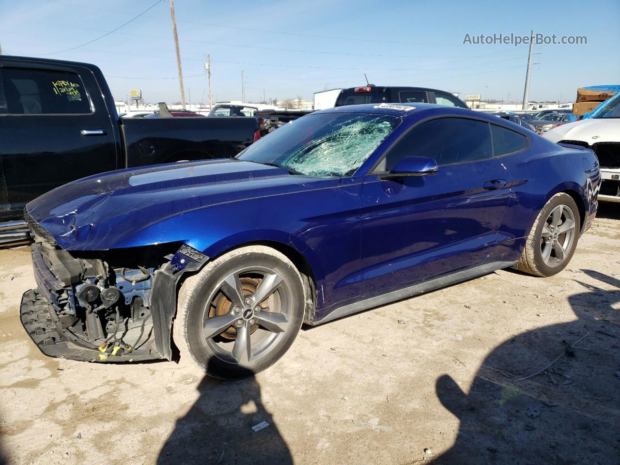 2016 Ford Mustang  Blue vin: 1FA6P8AM4G5273161