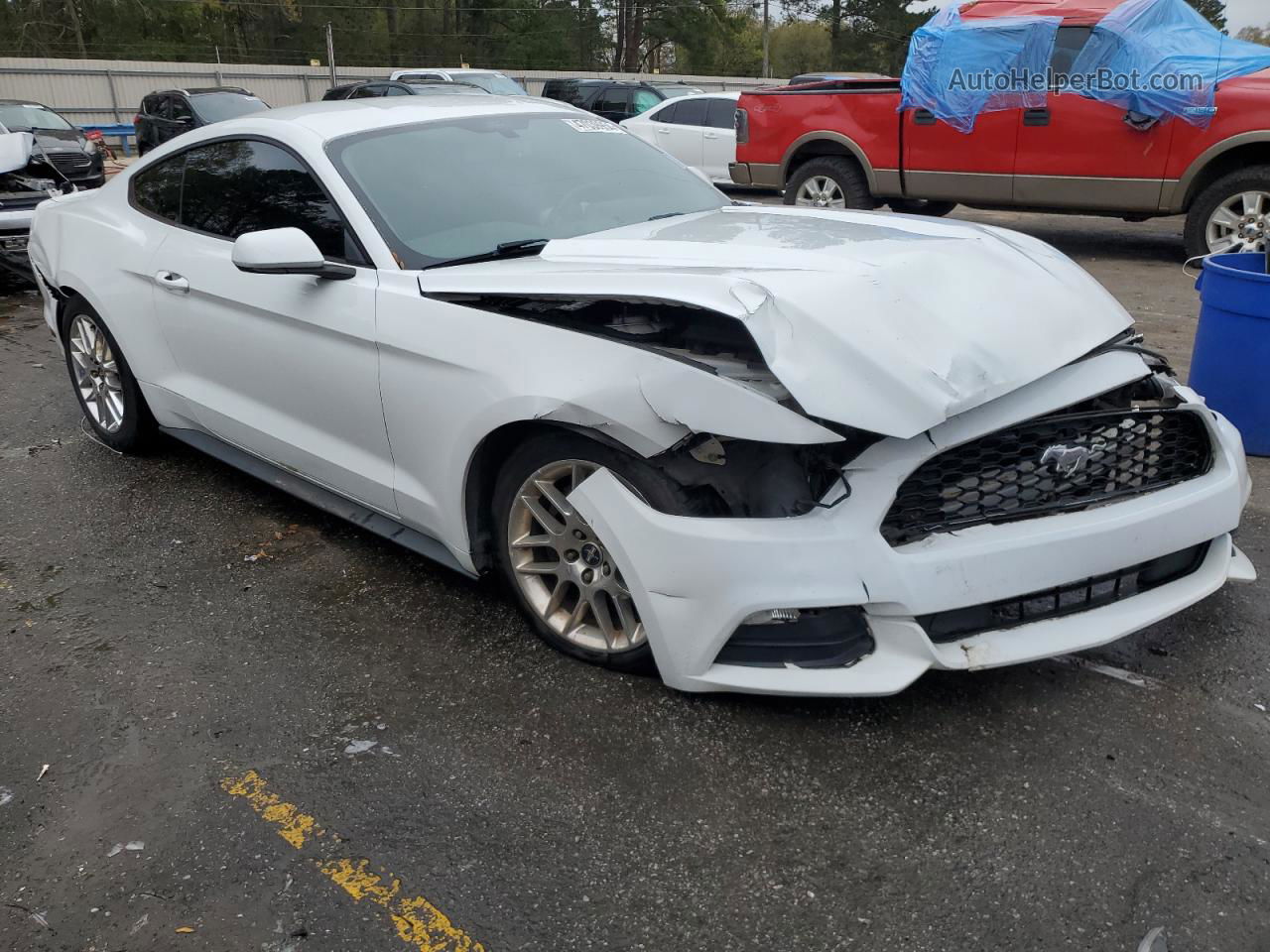 2016 Ford Mustang  White vin: 1FA6P8AM4G5291885