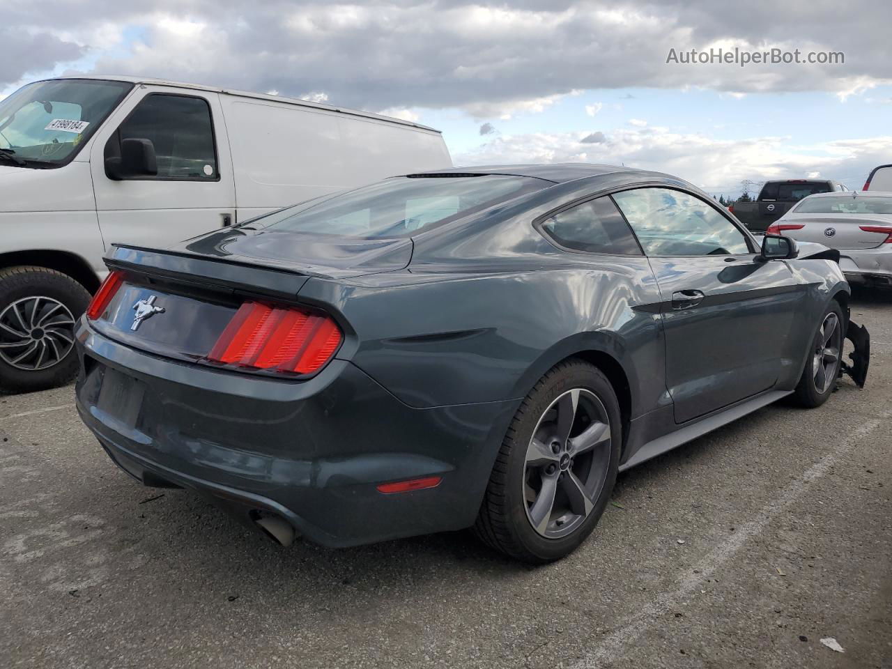 2015 Ford Mustang  Green vin: 1FA6P8AM5F5306313