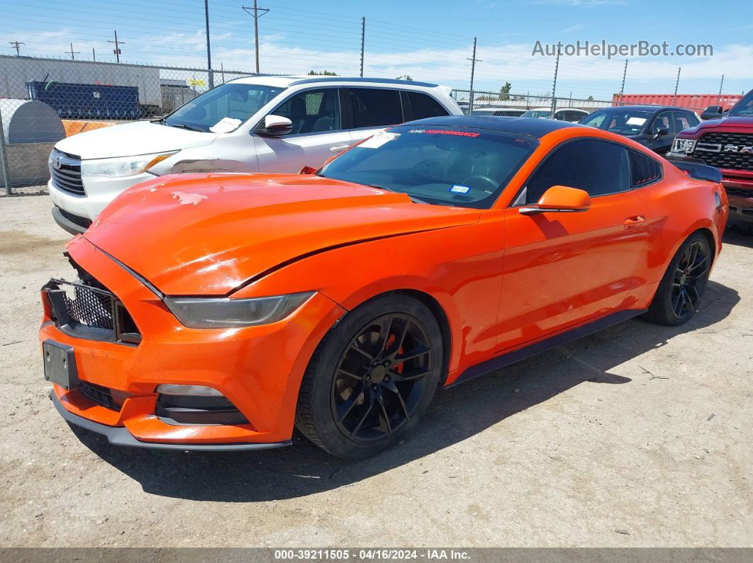 2015 Ford Mustang V6 Orange vin: 1FA6P8AM5F5350232