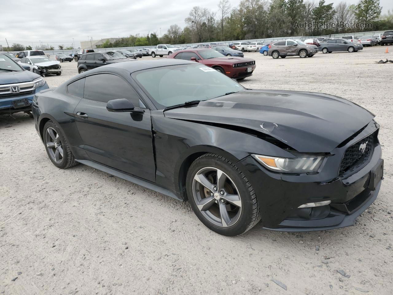 2015 Ford Mustang  Black vin: 1FA6P8AM5F5358282