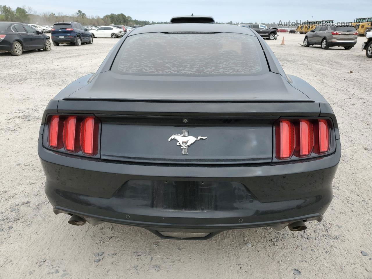 2015 Ford Mustang  Black vin: 1FA6P8AM5F5358282