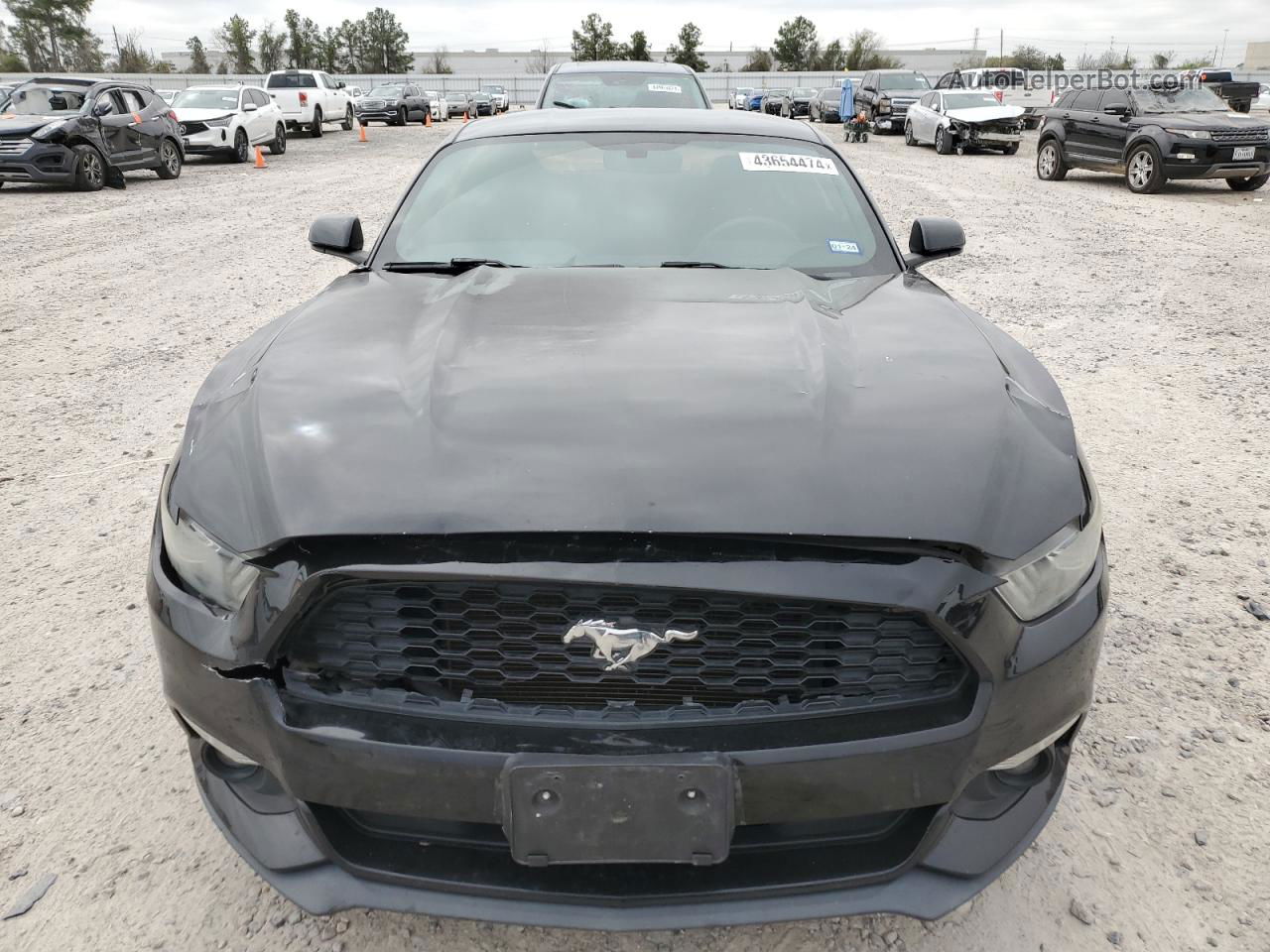 2015 Ford Mustang  Черный vin: 1FA6P8AM5F5358282