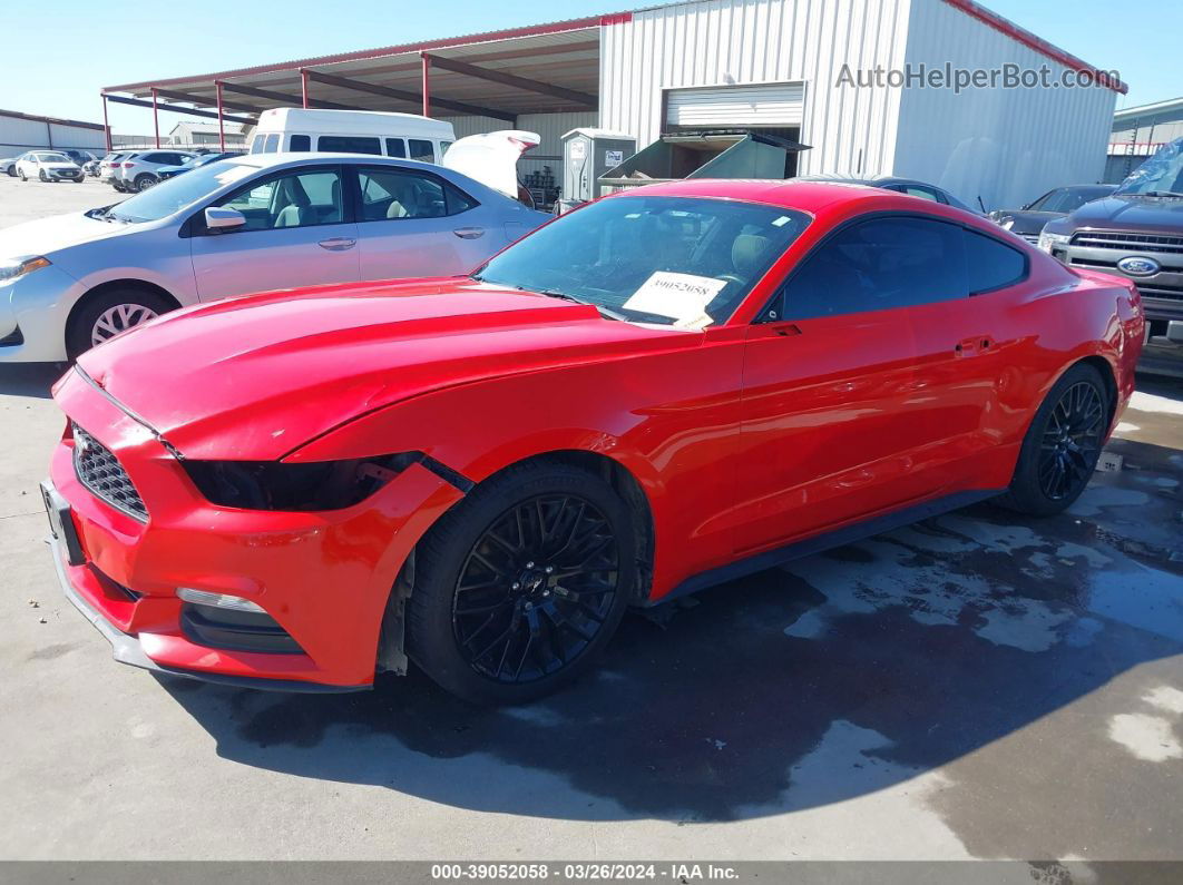 2015 Ford Mustang V6 Red vin: 1FA6P8AM5F5362543