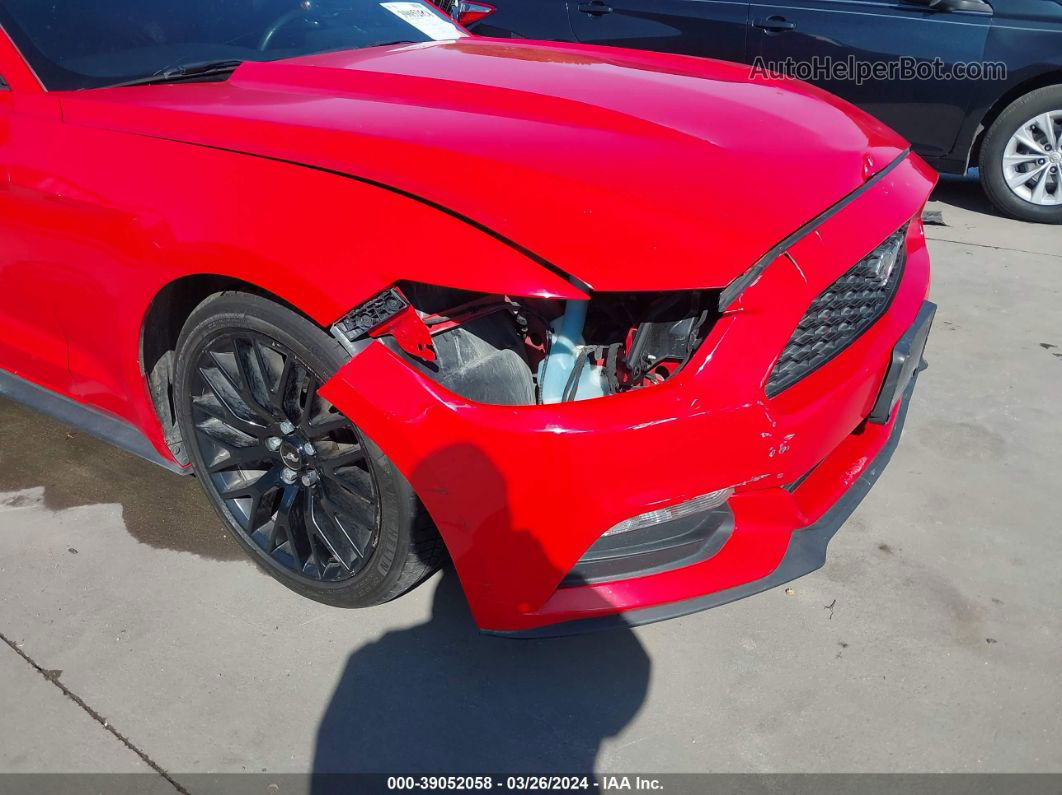 2015 Ford Mustang V6 Red vin: 1FA6P8AM5F5362543
