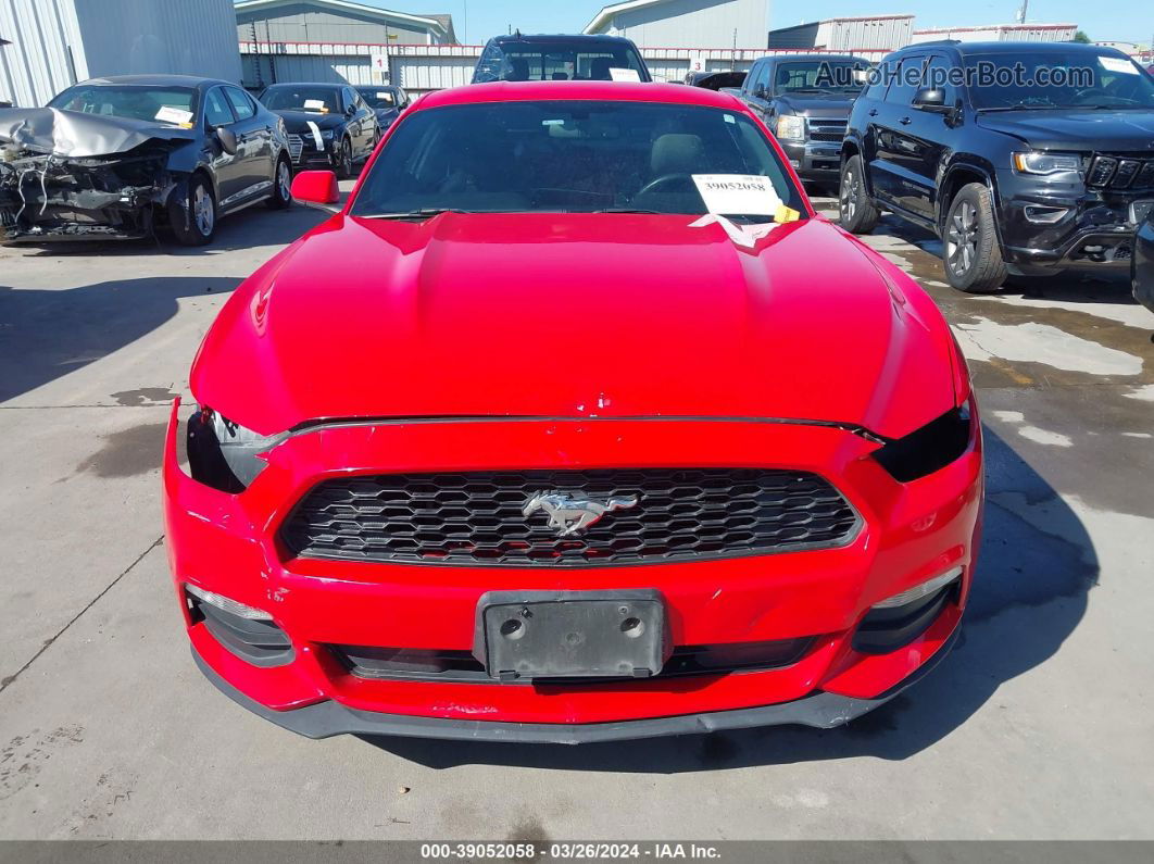 2015 Ford Mustang V6 Red vin: 1FA6P8AM5F5362543