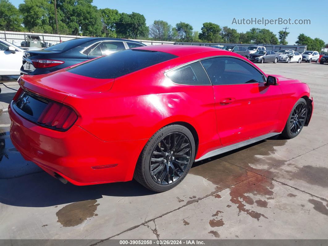 2015 Ford Mustang V6 Red vin: 1FA6P8AM5F5362543