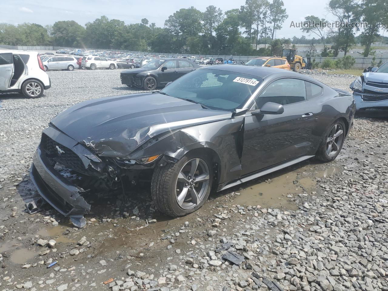 2016 Ford Mustang  Угольный vin: 1FA6P8AM5G5218640