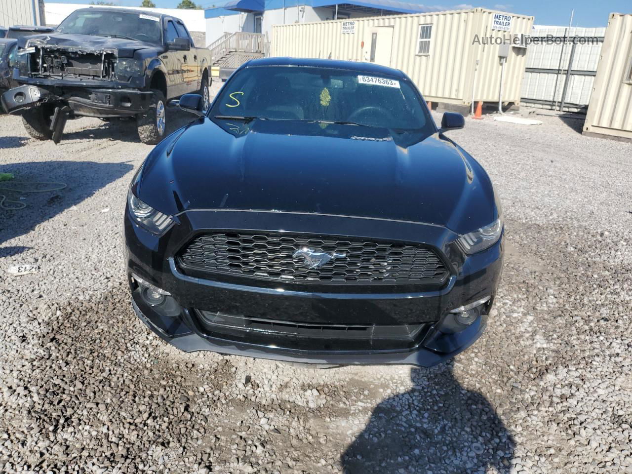 2016 Ford Mustang  Черный vin: 1FA6P8AM5G5296318