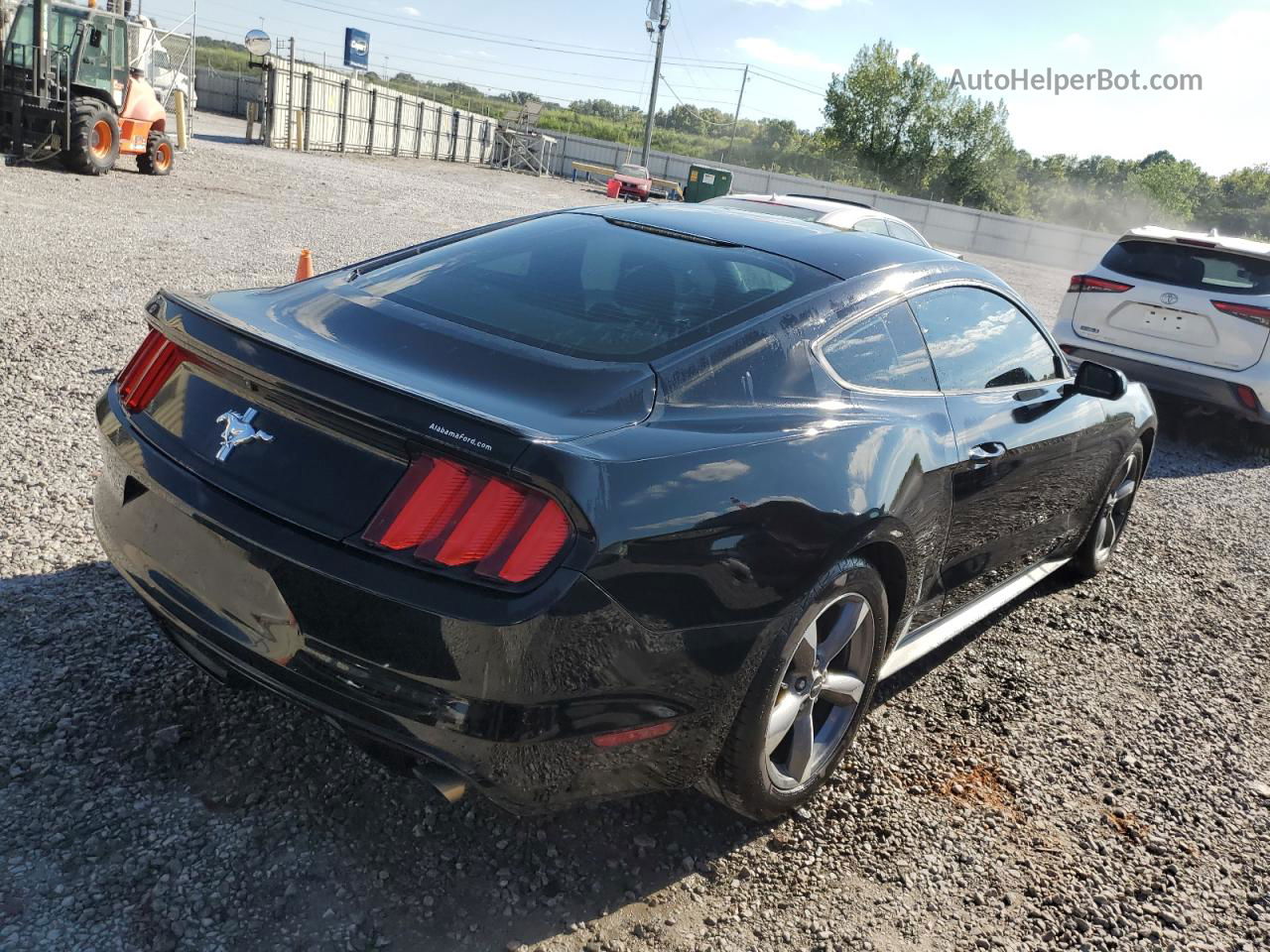 2016 Ford Mustang  Черный vin: 1FA6P8AM5G5296318