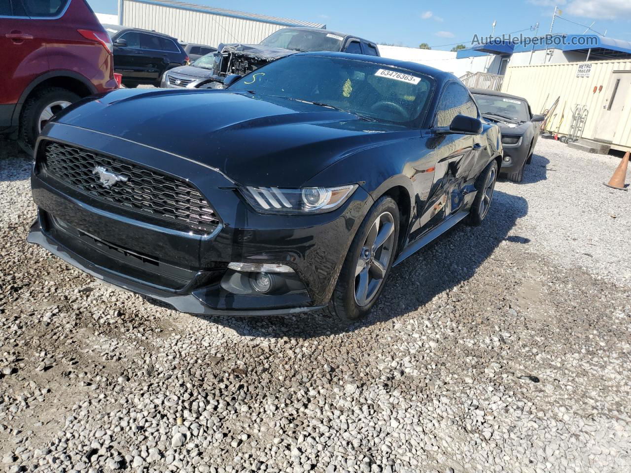 2016 Ford Mustang  Black vin: 1FA6P8AM5G5296318