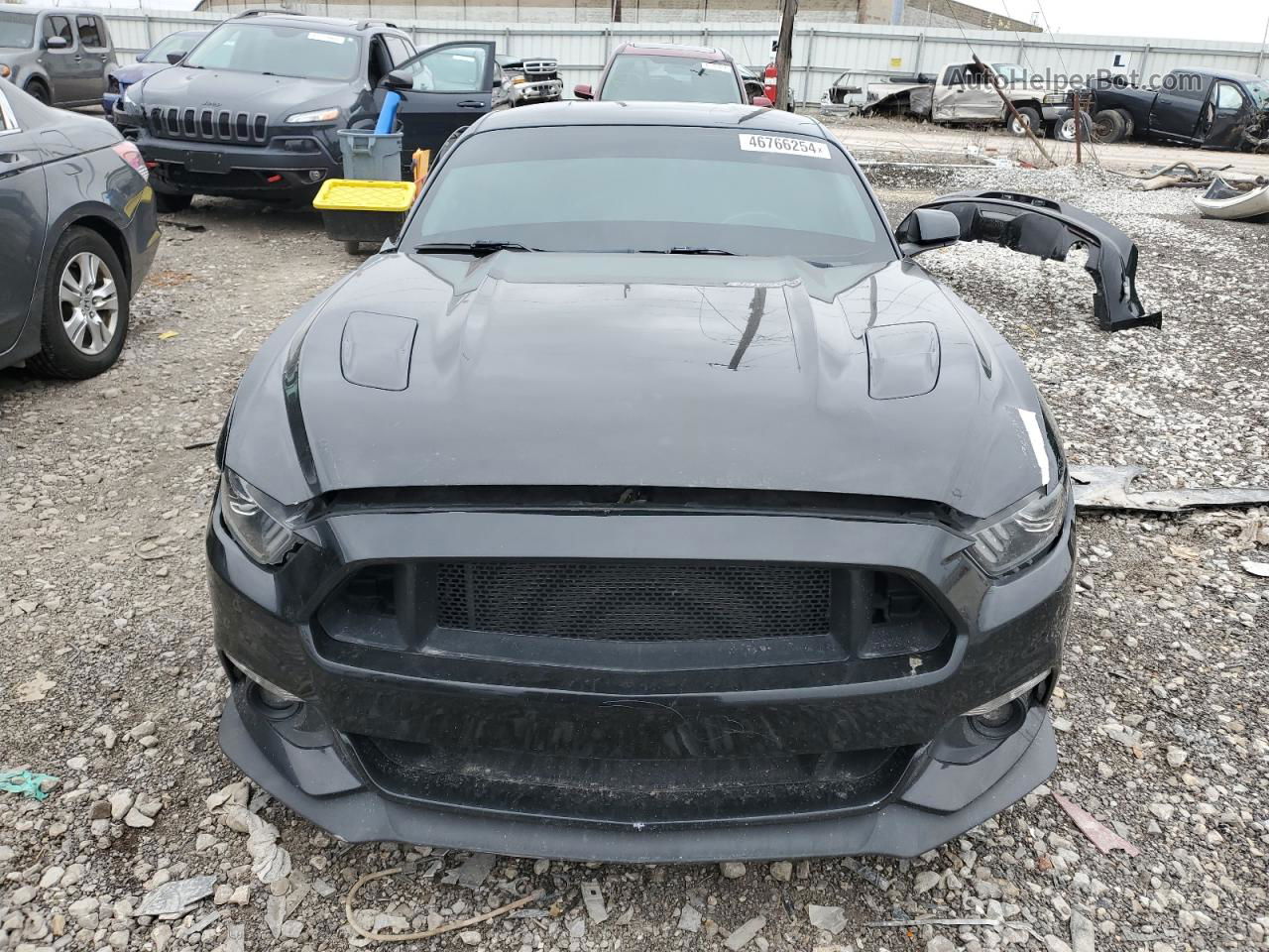 2015 Ford Mustang  Black vin: 1FA6P8AM6F5303307