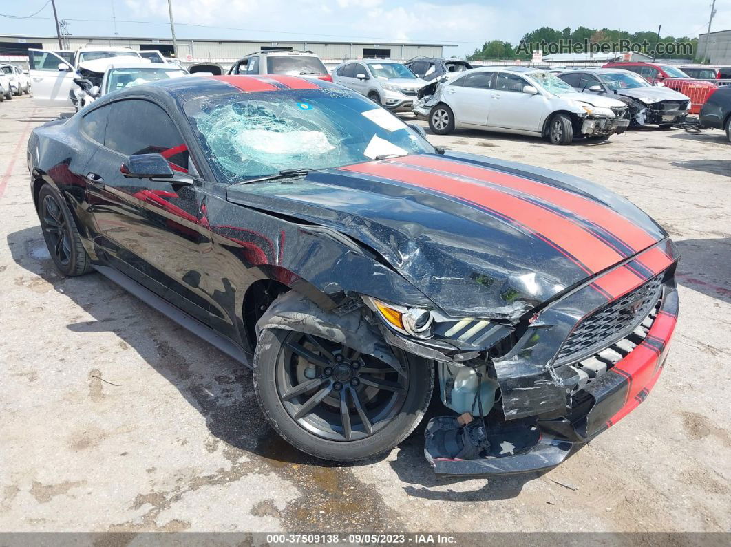 2015 Ford Mustang V6 Black vin: 1FA6P8AM6F5310693