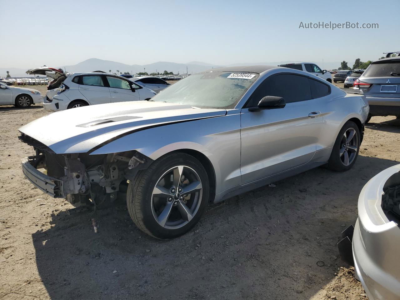 2015 Ford Mustang  Silver vin: 1FA6P8AM6F5372661