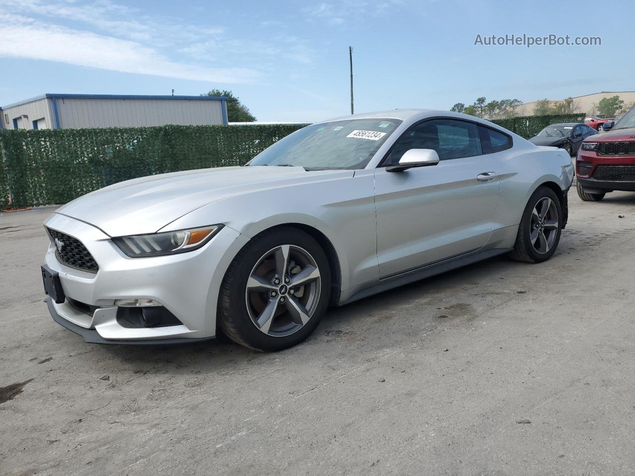 2016 Ford Mustang  Silver vin: 1FA6P8AM6G5217965