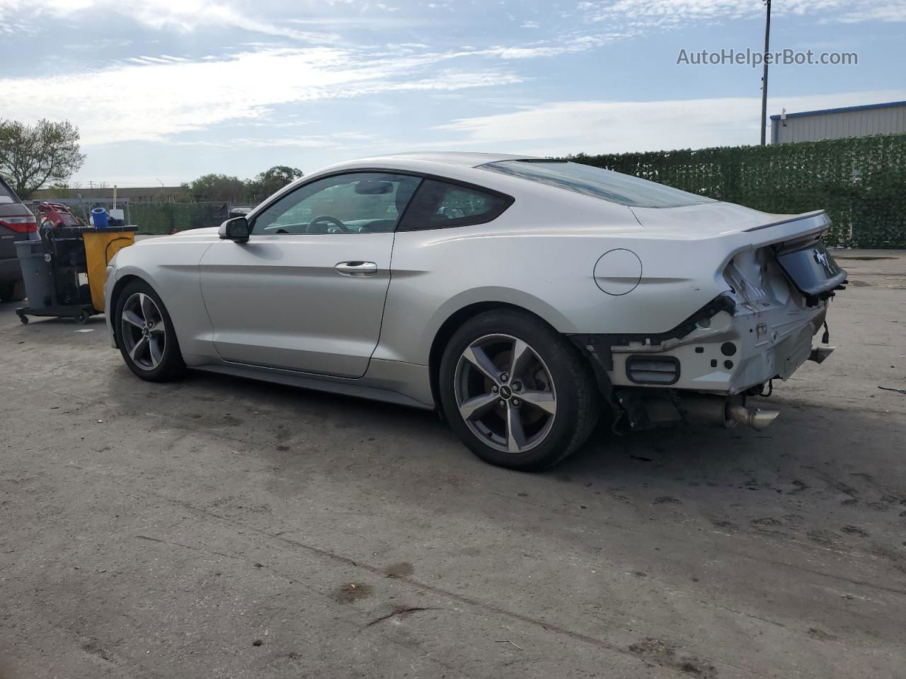 2016 Ford Mustang  Silver vin: 1FA6P8AM6G5217965