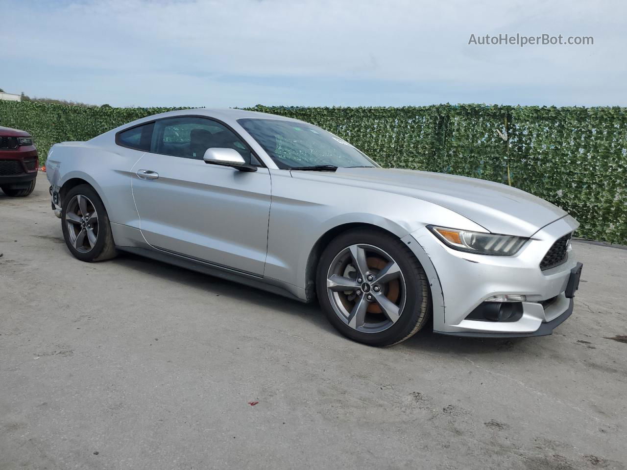 2016 Ford Mustang  Silver vin: 1FA6P8AM6G5217965