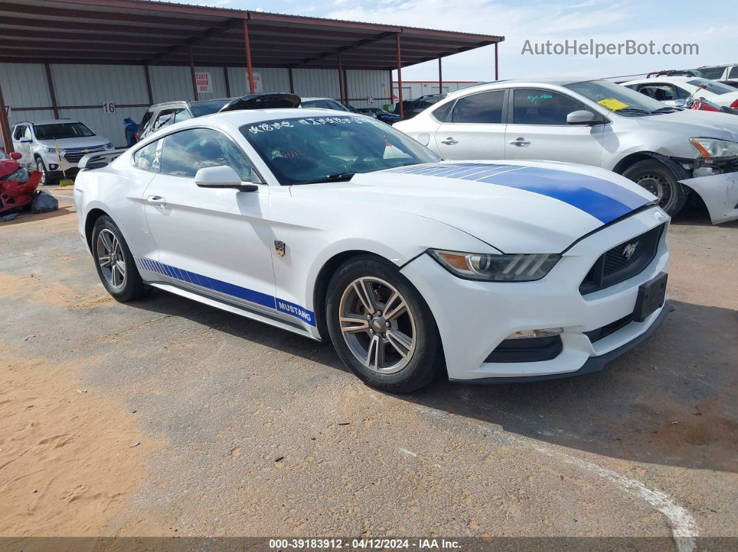 2016 Ford Mustang V6 White vin: 1FA6P8AM6G5252151