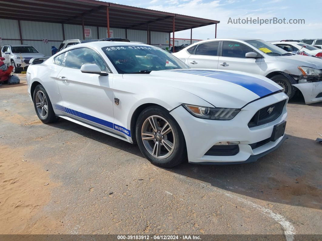 2016 Ford Mustang V6 White vin: 1FA6P8AM6G5252151