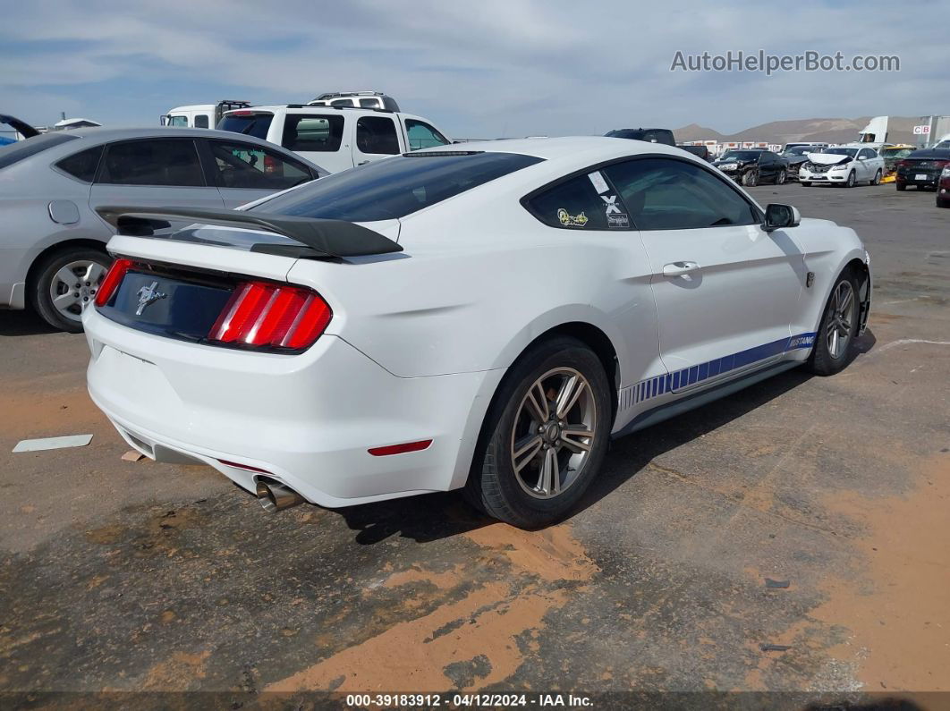 2016 Ford Mustang V6 White vin: 1FA6P8AM6G5252151