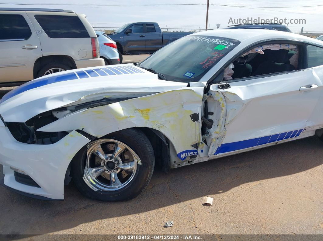 2016 Ford Mustang V6 White vin: 1FA6P8AM6G5252151