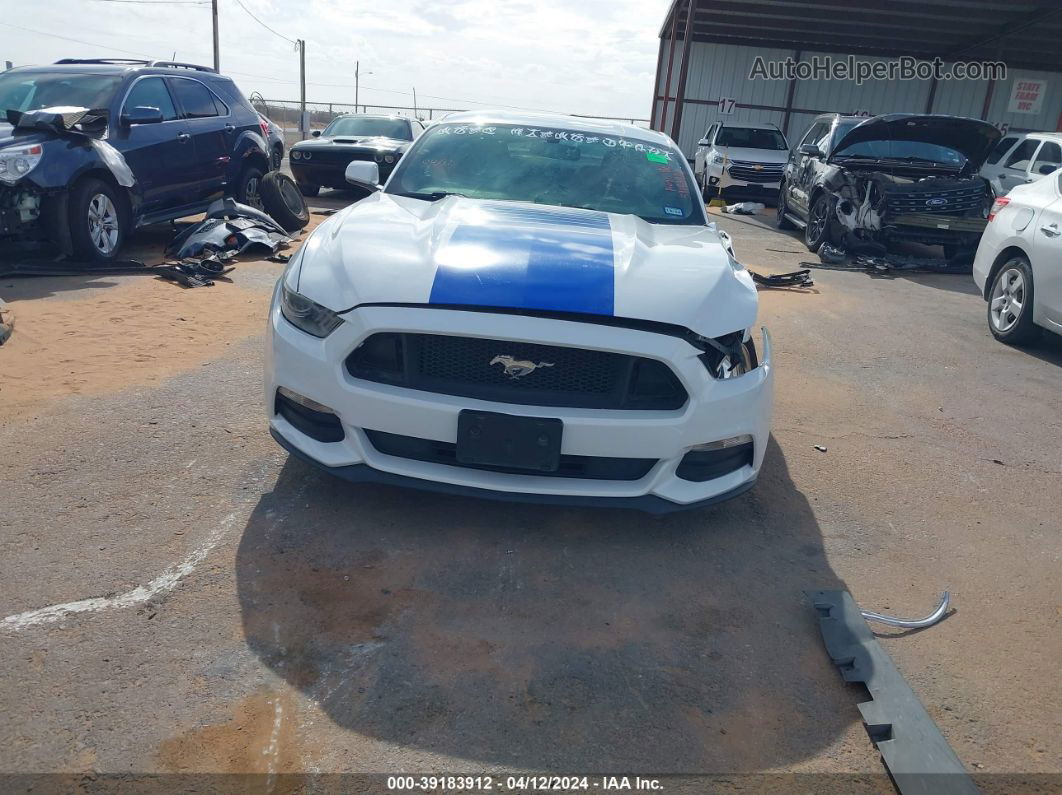 2016 Ford Mustang V6 White vin: 1FA6P8AM6G5252151