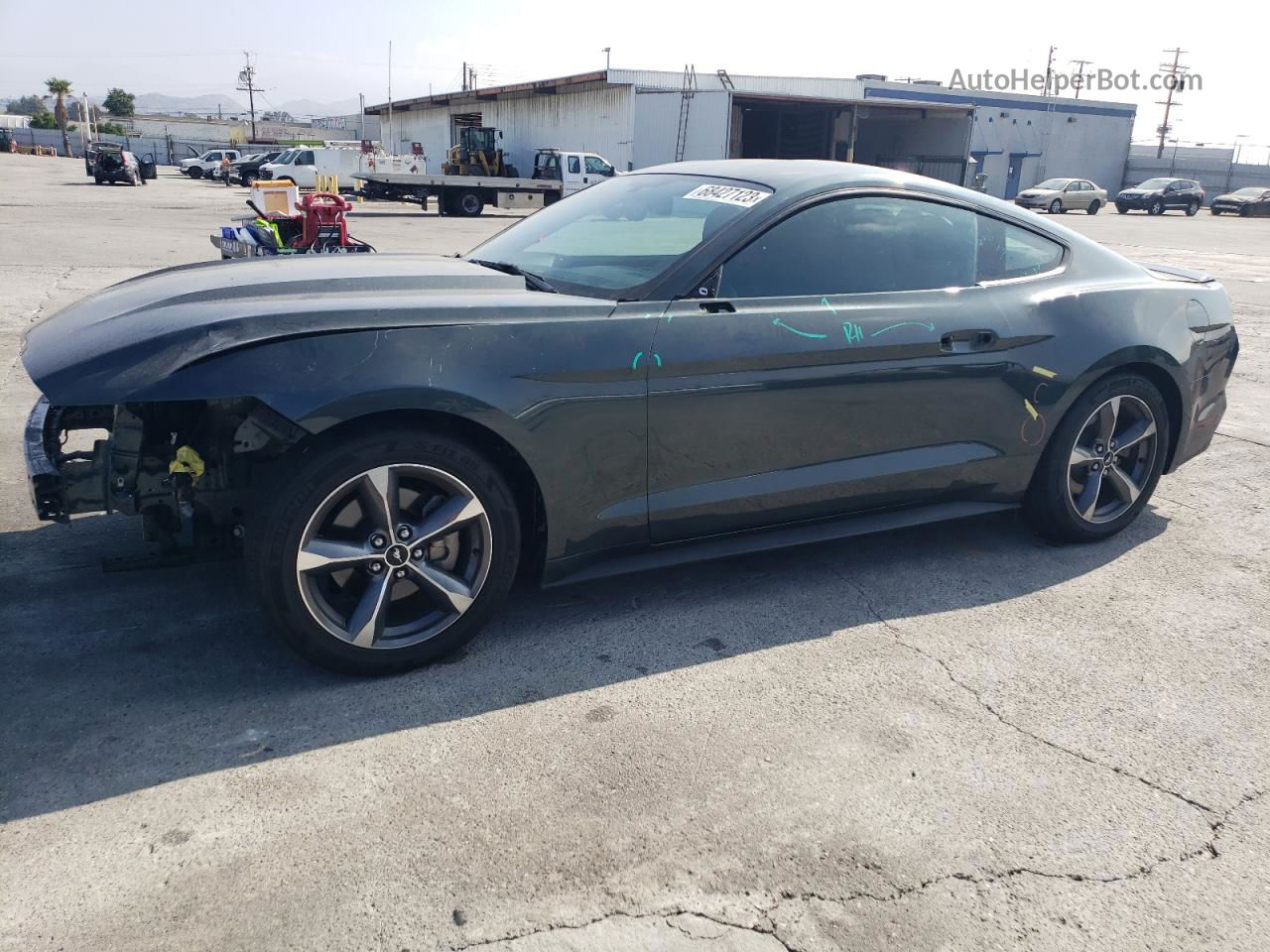 2016 Ford Mustang  Green vin: 1FA6P8AM6G5268267