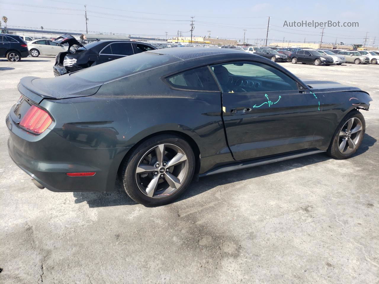 2016 Ford Mustang  Green vin: 1FA6P8AM6G5268267