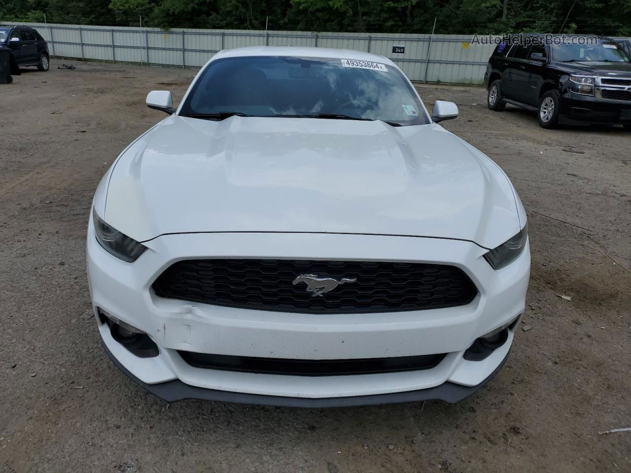 2015 Ford Mustang  White vin: 1FA6P8AM7F5302456