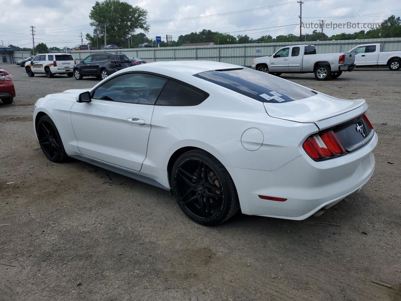 2015 Ford Mustang  White vin: 1FA6P8AM7F5302456