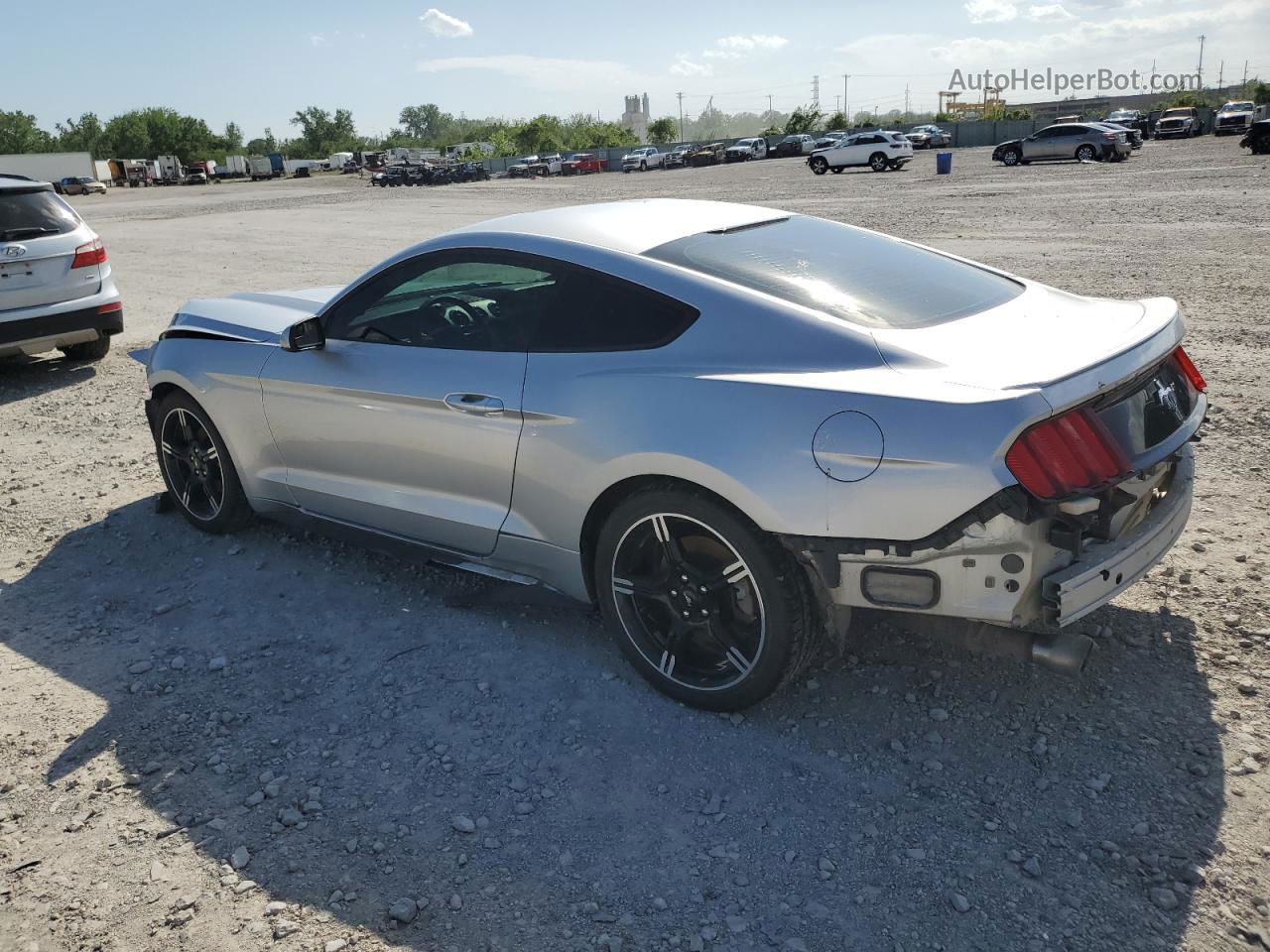 2015 Ford Mustang  Silver vin: 1FA6P8AM7F5363922