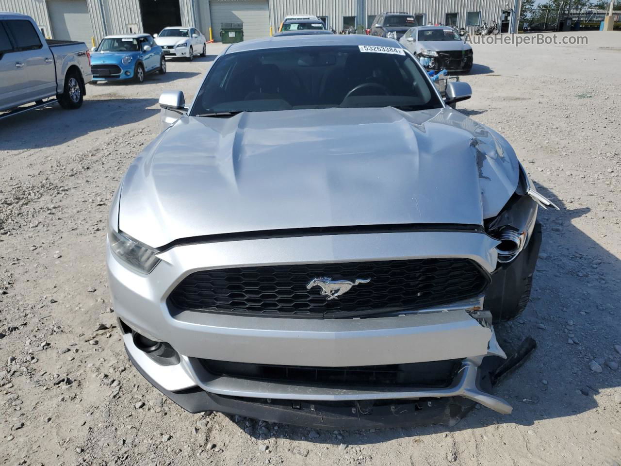 2015 Ford Mustang  Silver vin: 1FA6P8AM7F5363922