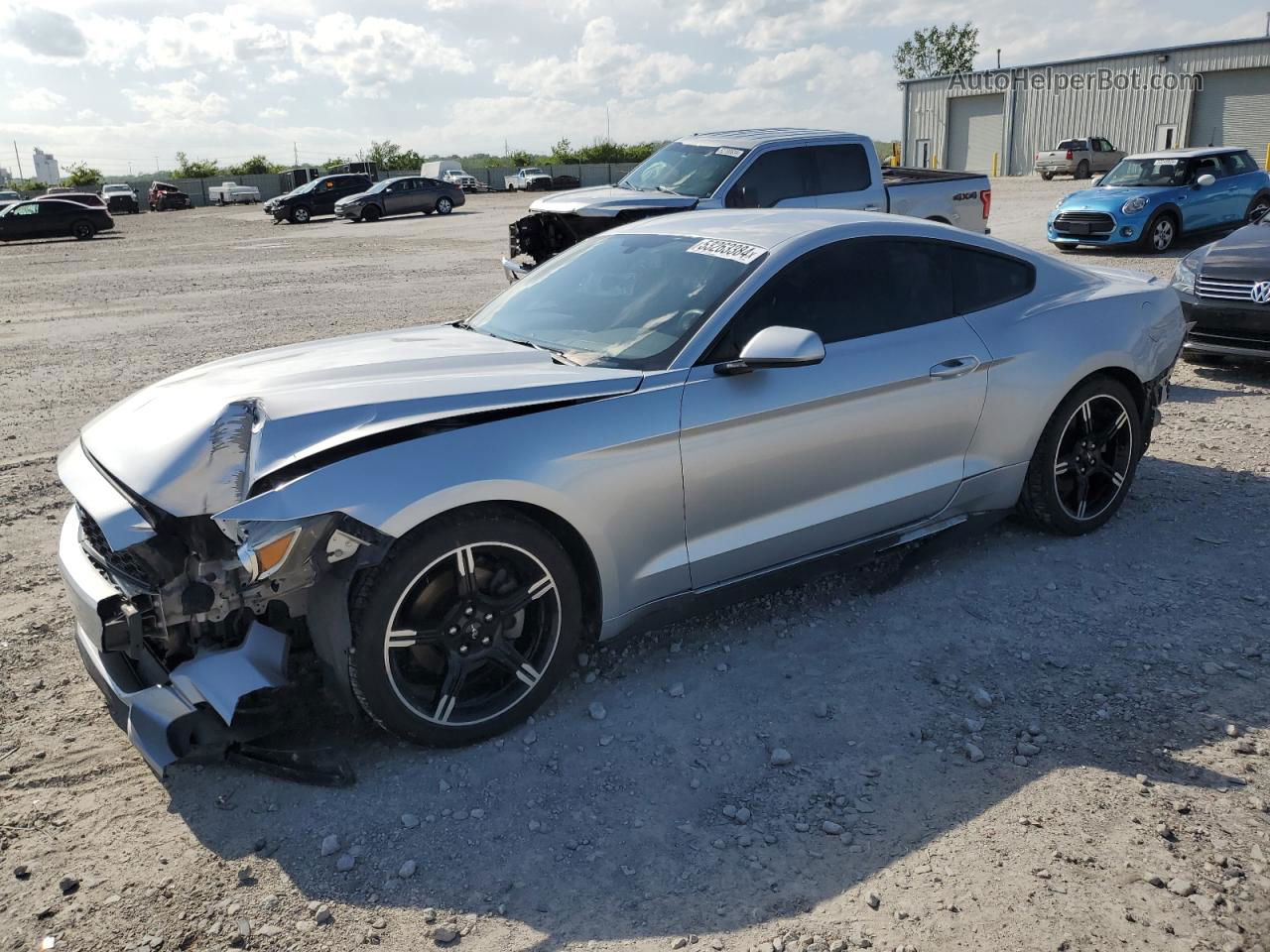 2015 Ford Mustang  Silver vin: 1FA6P8AM7F5363922