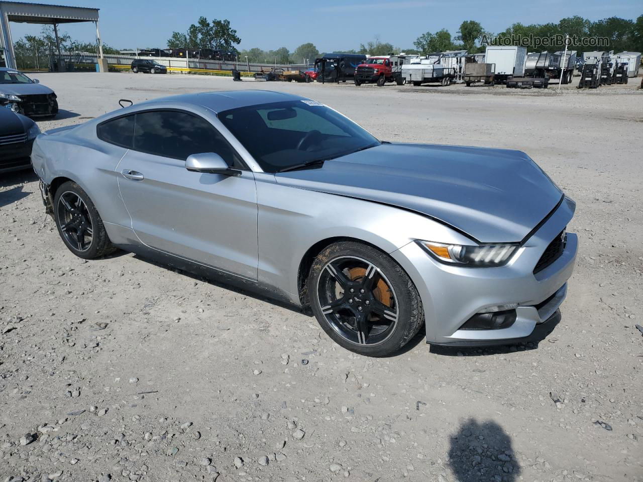 2015 Ford Mustang  Silver vin: 1FA6P8AM7F5363922