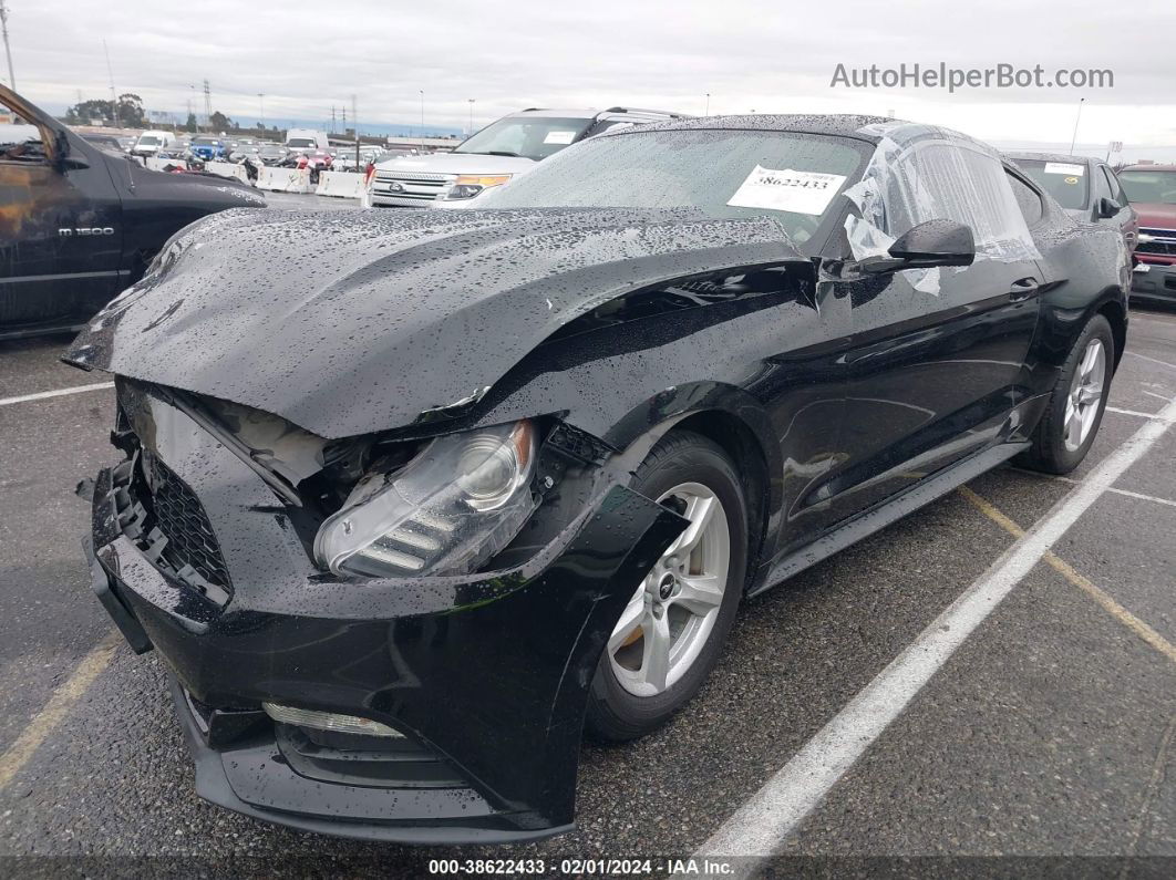 2015 Ford Mustang V6 Black vin: 1FA6P8AM7F5371258