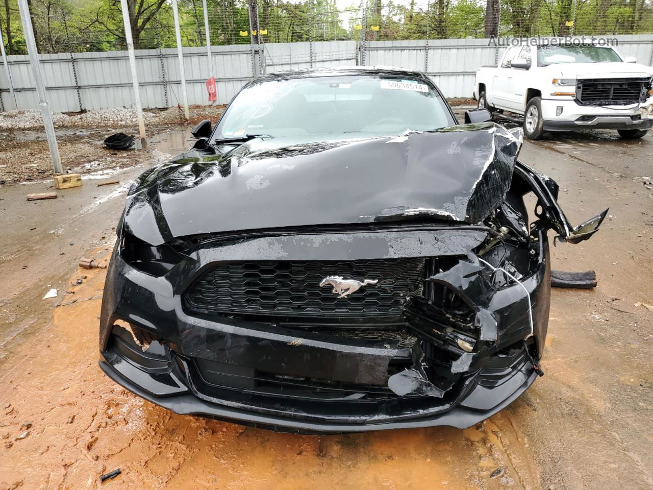 2015 Ford Mustang  Black vin: 1FA6P8AM7F5373818