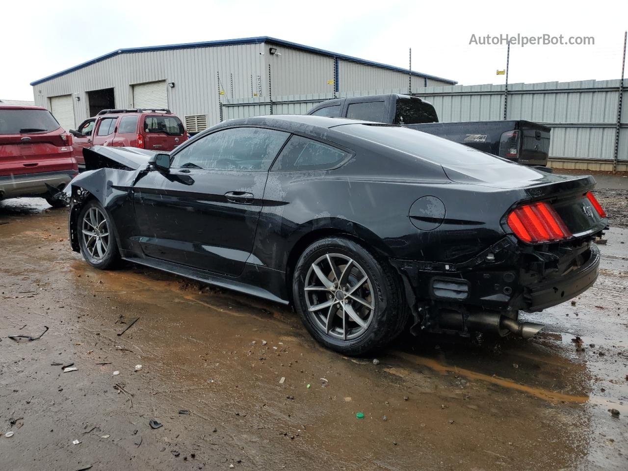 2015 Ford Mustang  Black vin: 1FA6P8AM7F5373818