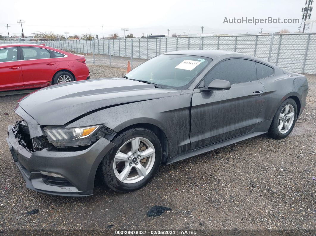 2015 Ford Mustang V6 Gray vin: 1FA6P8AM7F5392188