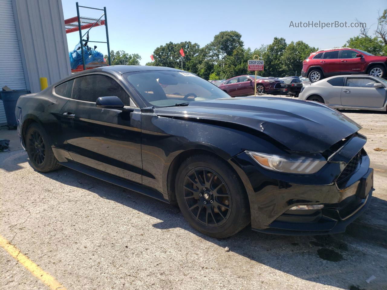 2015 Ford Mustang  Black vin: 1FA6P8AM7F5412178