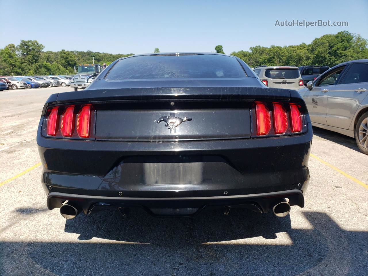 2015 Ford Mustang  Black vin: 1FA6P8AM7F5412178
