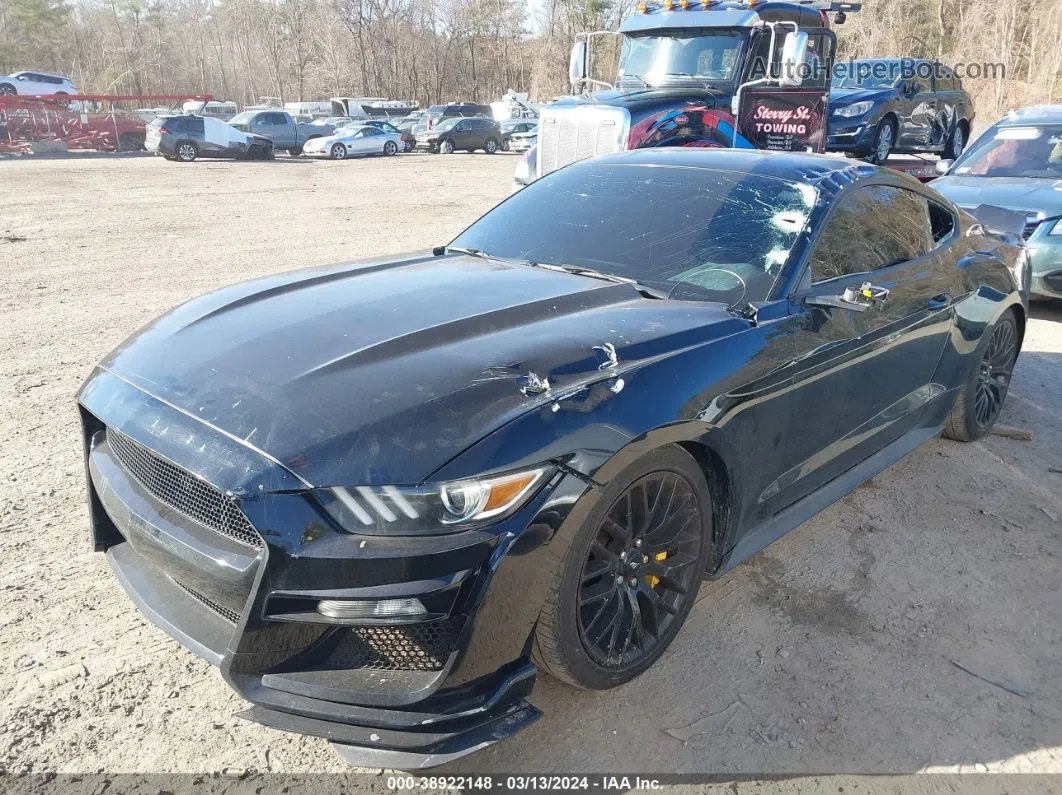 2016 Ford Mustang V6 Black vin: 1FA6P8AM7G5218168