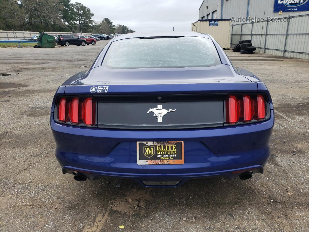 2016 Ford Mustang  Blue vin: 1FA6P8AM7G5220244