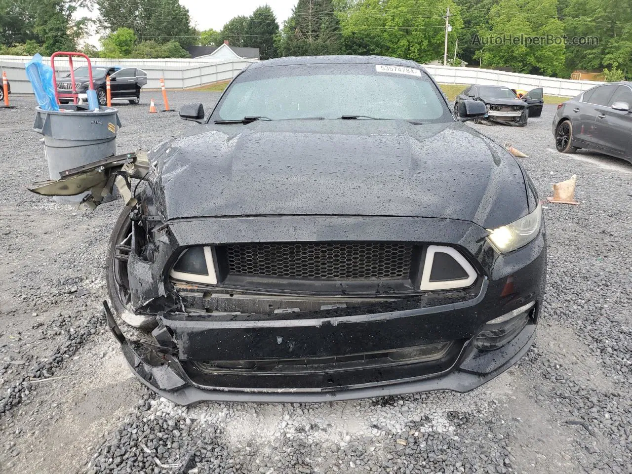 2016 Ford Mustang  Black vin: 1FA6P8AM7G5291881