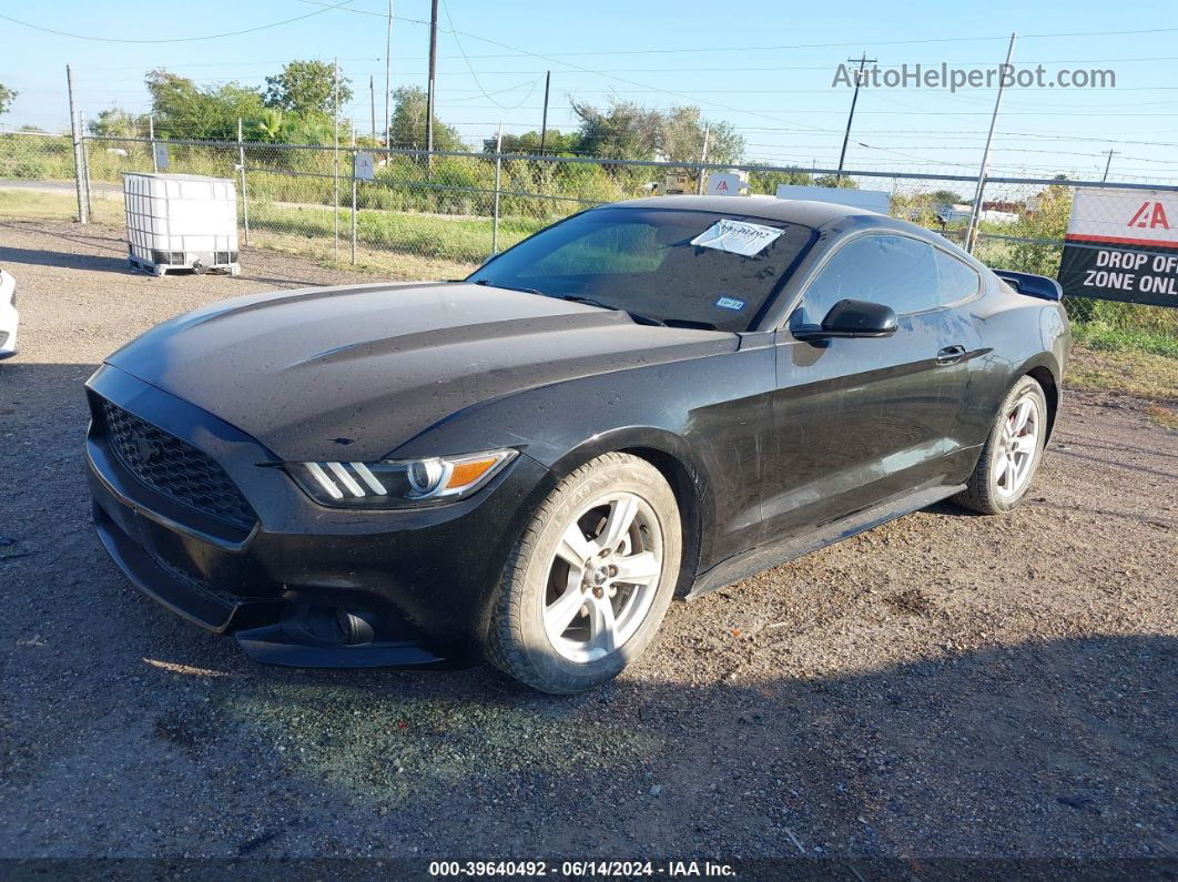 2016 Ford Mustang V6 Black vin: 1FA6P8AM7G5327116